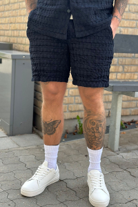 ONLY & SONS Braddock Regular Waffle Shorts Jet Black