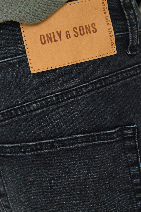 Only & Sons Weft Regular Fit 4101 Washed Black