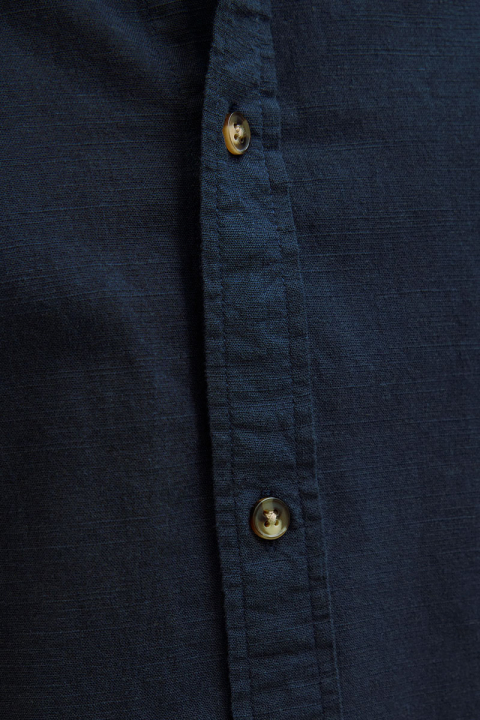Jack & Jones Summer Linen Hemd LS Navy Blazer