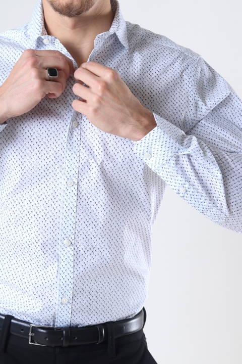 Jack & Jones JPRBLABLACKPOOL STRETCH Hemd L/S STS White SLIM FIT