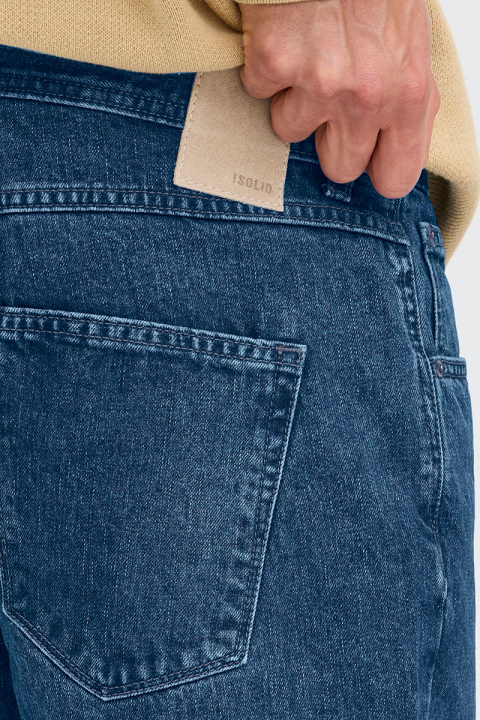 Solid Ryan Relaxed Fit Middle Blue Denim