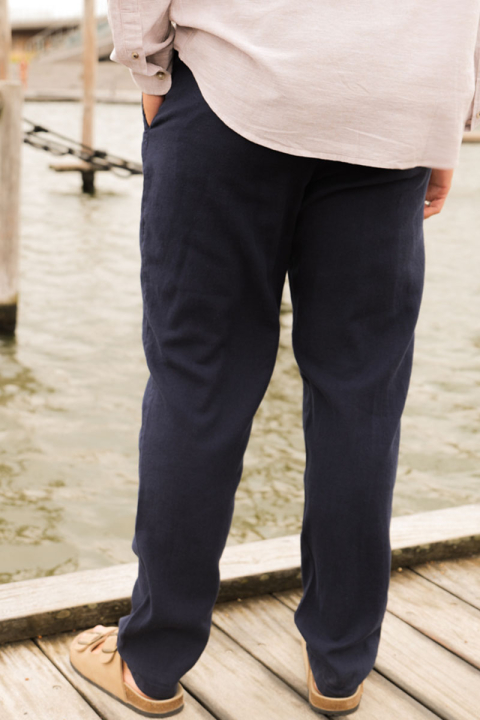 Selected Brody Linen Pants Black
