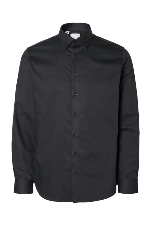 Selected Performance Stretch LS Shirt Black