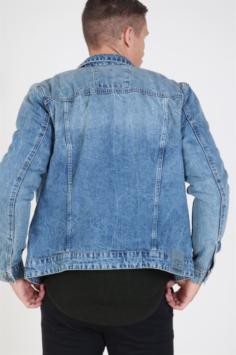 Only & Sons Coin Trucker Jacke Blue Denim