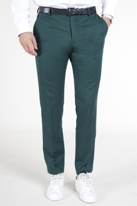 Selected Slim Daxlogan Hose Medium Green Melange