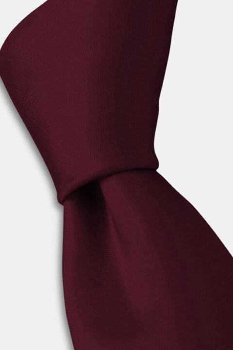 Connexion Ensfarvet Krawatte Bordeaux