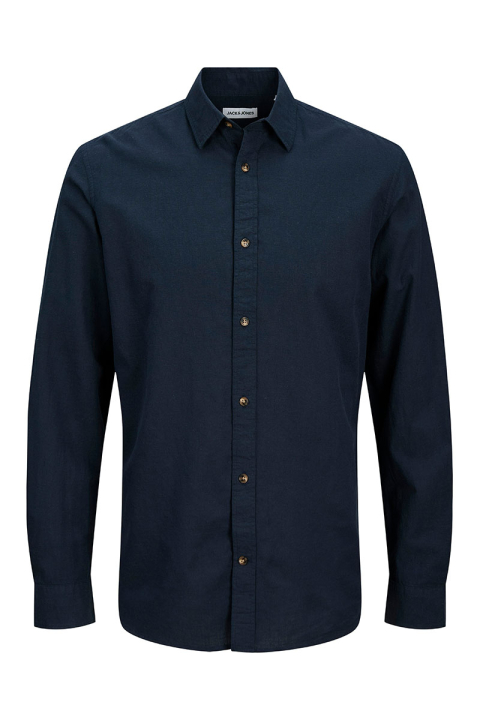 Jack & Jones Summer Linen Hemd LS Navy Blazer