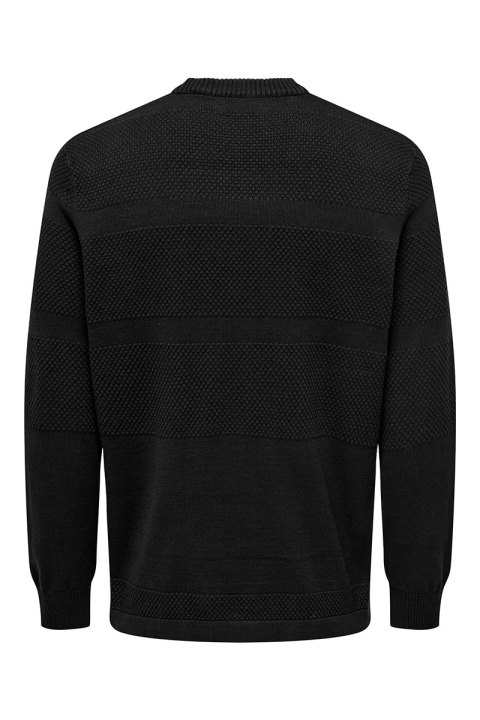 ONLY & SONS Malik Crew Neck Knit Black