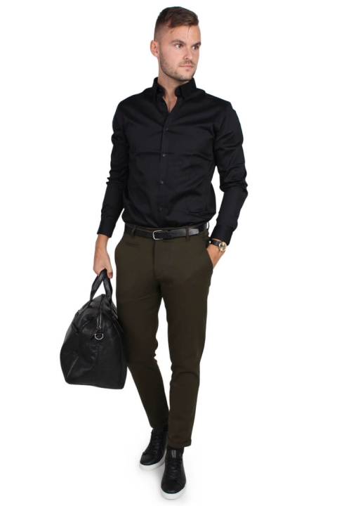Les Deux Como Anzug Pants Kombu Green
