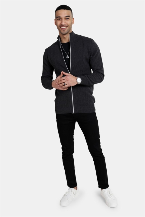 Kronstadt Carlo Zip Stricken Charcoal