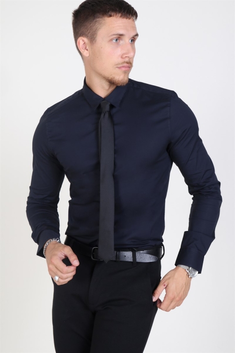 Only & Sons Alfredo LS Hemd Dark Navy