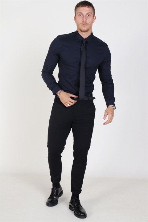 Only & Sons Alfredo LS Hemd Dark Navy