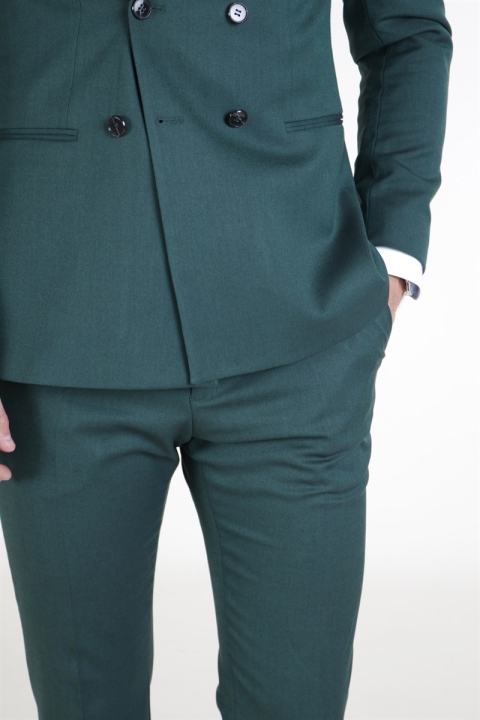 Selected Slim Daxlogan Hose Medium Green Melange