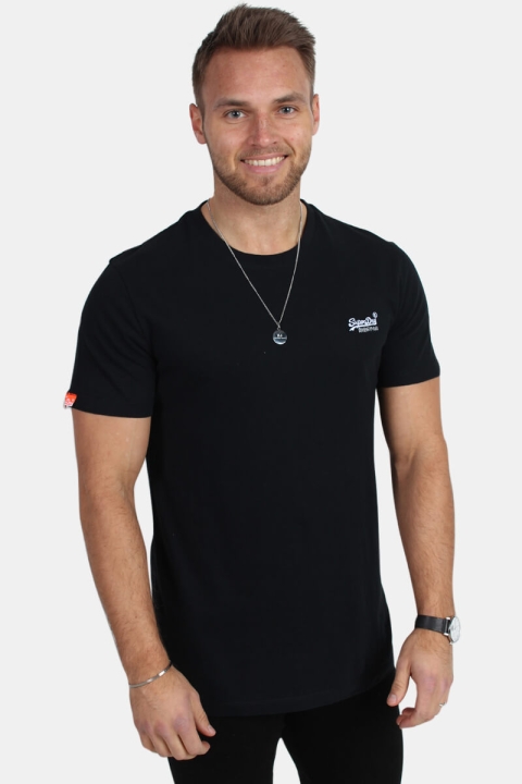Superdry Orange Label Vintage Emb T-Hemd Black