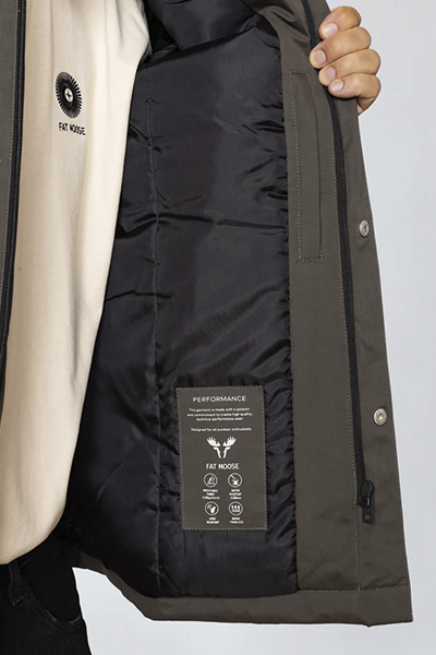 Fat Moose Sailor Long Jacket Beetle Green