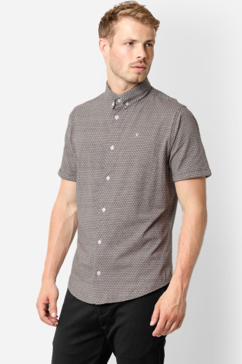Clean Cut Copenhagen Hudson AOP Stretch Hemd SS Flower Print