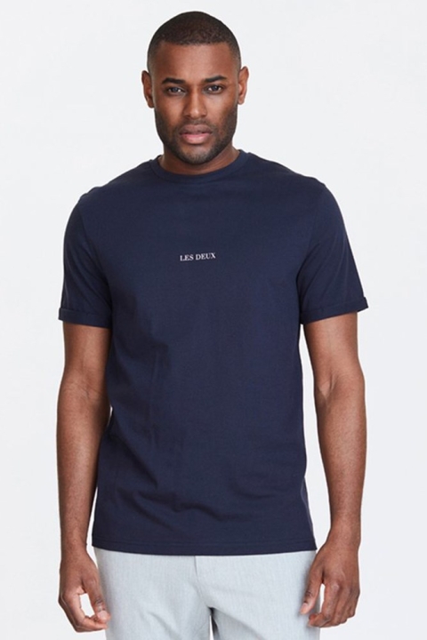 Les Deux Lens T-Hemd Dark Navy