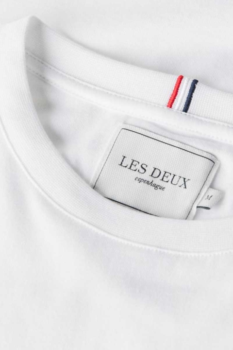 Les Deux T-Hemd White Dark Purple