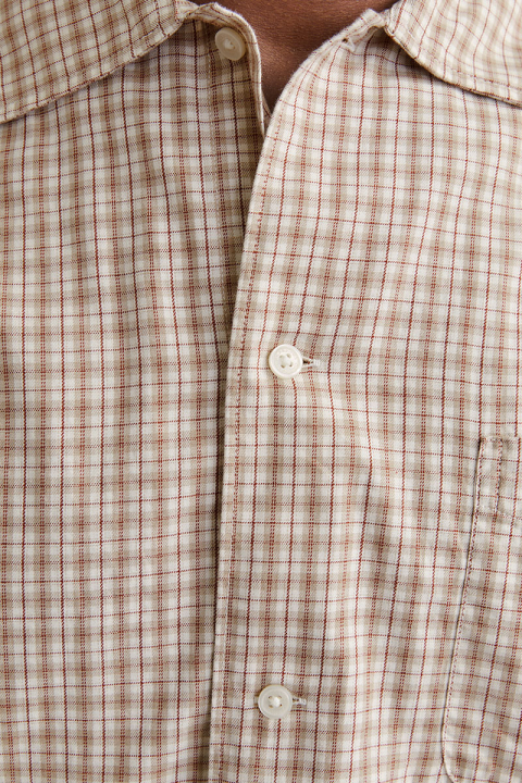 Jack & Jones Austin Loose Fit Check Shirt Crockery
