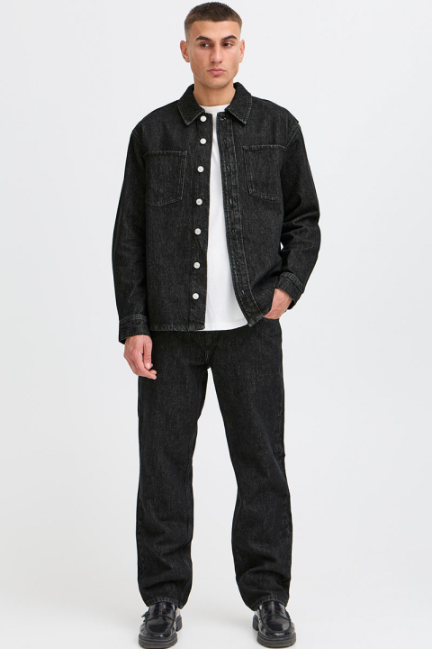 Solid Ryan Relaxed Fit Black Denim