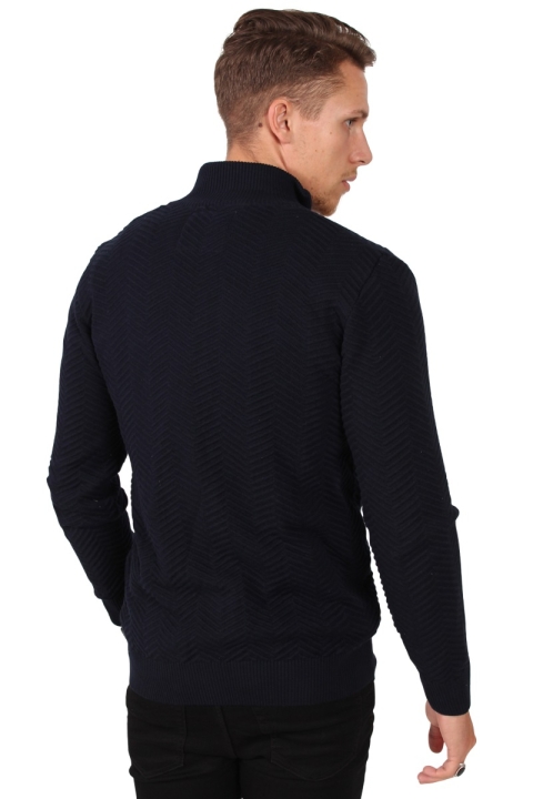 Kronstadt Carlo Zip Stricken Navy
