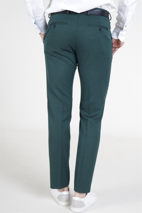 Selected Slim Daxlogan Hose Medium Green Melange