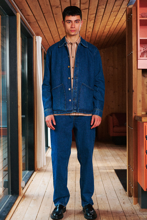Solid Ryan Relaxed Fit Middle Blue Denim