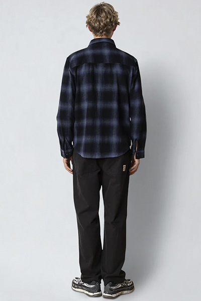 Fat Moose Adrian Cotton Check Shirt Navy / Dark Navy