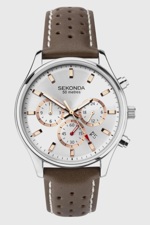 Sekonda 1784 Classic Brown Leather Uhr