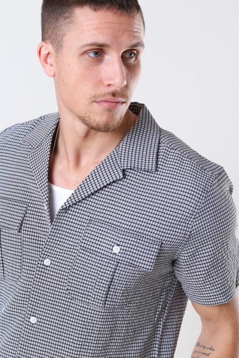 Woodbird Chan Check Hemd Black-White