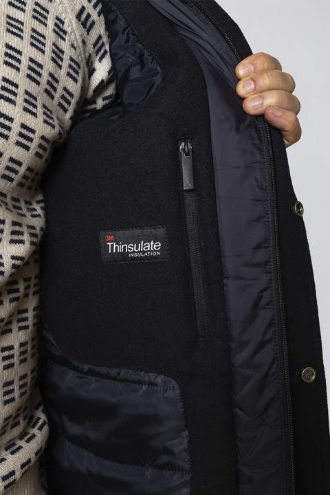 Clean Cut Copenhagen Hasting wool coat Dark Navy