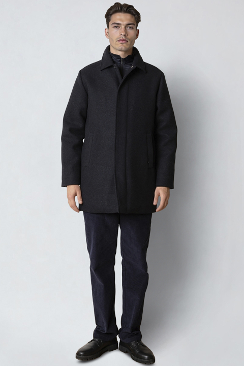 Clean Cut Copenhagen Hasting wool coat Dark Navy