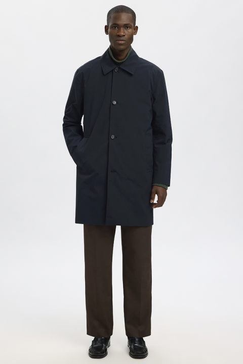 Selected Silas Urban Tech Carcoat Black