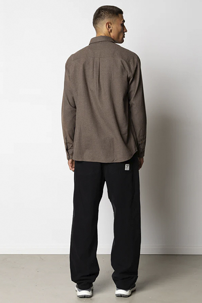 Fat Moose Frank flannel shirt Brown