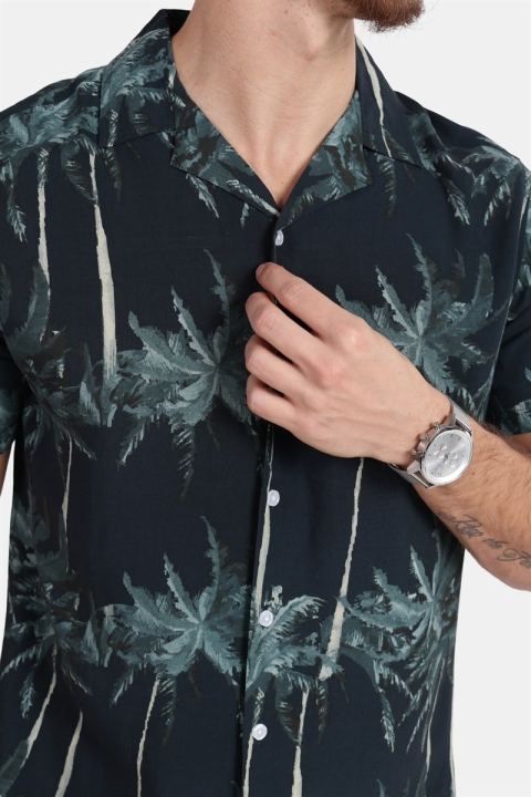 Redefined Rebel Robert Hemd Black Palm