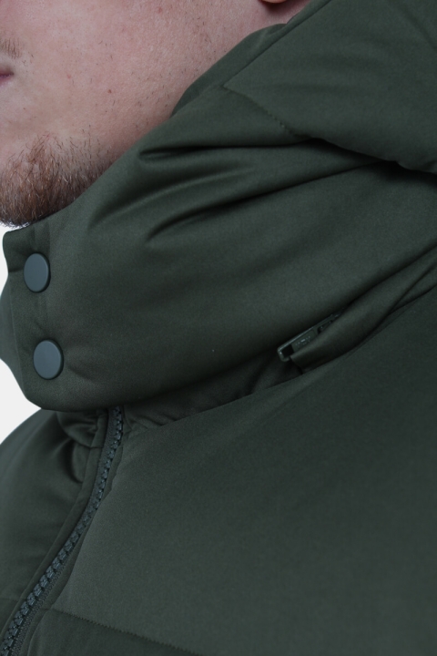 Urban Classics Hooded Boxy Puffer Jacke Olive