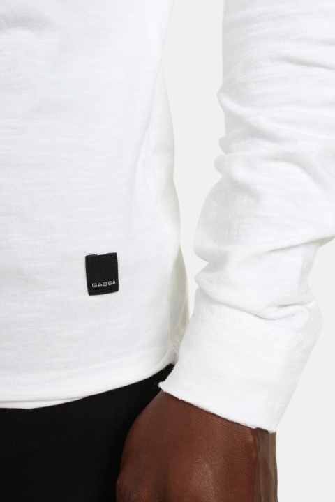 Gabba Filip Slub L/S T-Hemd White