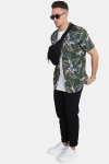 Only & Sons Thomas SS Reg Viscose Hemd Re Deep Forest