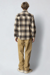 Fat Moose Adrian Cotton Check Shirt Sand / Black