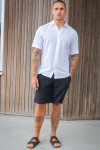 ONLY & SONS Caiden SS Linen Hemd White
