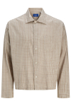 Jack & Jones Austin Loose Fit Check Shirt Crockery