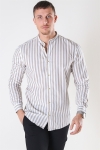 Only & Sons Matthew LS Stripe Manderine Hemd Chinchilla