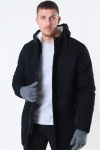 Only & Sons Yanick Teddy Hood Parka Jacke Black
