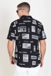 Only & Sons Oliver SS Printed Hemd Black