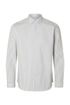 Selected Performance Stretch LS Shirt Bright White Stripes