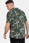 Only & Sons Thomas SS Reg Viscose Hemd Re Deep Forest
