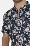 Kronstadt Johan Exotic S/S Hemd Rose/Navy