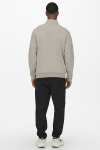 ONLY & SONS Ceres Half Zip Sweat Silver Lining