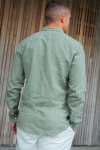 ONLY & SONS Caiden LS Linen Hemd Swamp