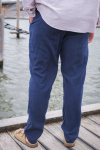Selected Brody Linen Pants Dark Sapphire